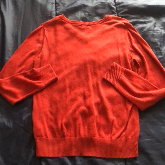 EUC Red argyle knitted sweater, comfy, loose fit but not oversized, no stains. - Picture 2 of 3